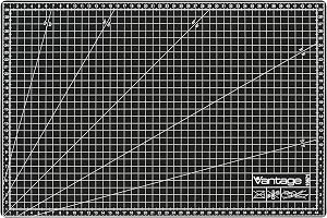 Vantage 10671-20143 Skärmatta, Svart, A3