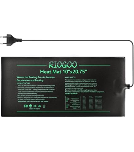 Hon&Guan 55 W Efficient Warm Warm Plant Heating Mat with Thermostat
