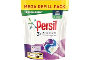 Persil 3 in 1 Colour Protect Laundry Washing Capsules keeps colours vibrant mega refill pack 50 Wash 1.350 kg