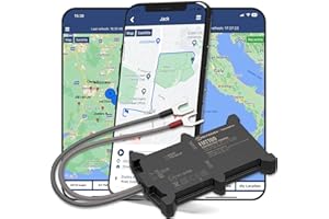 Transpoco Localizzatore GPS per Auto (Piano 12 Mesi Incluso) Batteria Collegata 2G GPS Tracker per Veicoli, Moto, Furgoni, Camion, Tracciatore Geolocalizzatore Spia Antifurto con App e SIM Integrata
