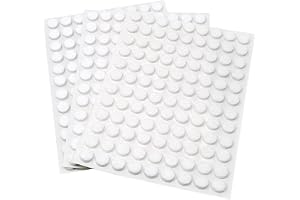Adsamm®/324 x självhäftande filttassar/vit/ø 10 mm/rund/möbelglidare av filt med 3,5 mm tjocklek/möbel- och golvglidare