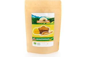 IMKERPUR Organic flower pollen/bee pollen in premium beekeeper quality, from BeekePur, residue-free, sweet-mild (200 grams)