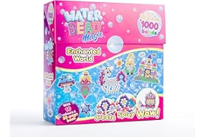 Curious Universe - Water Bead Magic Enchanted World Kit - Water Beads - Arts and Crafts for Kids - Kawaii Art Project for Kids - Water Fuse Beads Complete Set