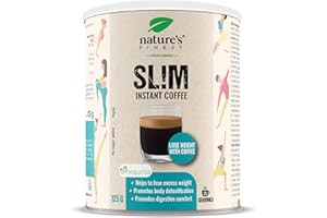 Nature's Finest by Nutrisslim Sl!m Coffee - Caffè Detox Rivoluzionario - Supporto Naturale per la Digestione e il Benessere - Con Guaranà, Estratto di Carciofo e Neopuntia