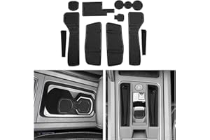 CDEFG Compatibile con Cupra Formentor 2023 2024 2022 [cambio automatico elettronico] Tappetino Antiscivolo Antipolvere Antigraffio Tappetini in Gomma Portabicchieri per Interni Auto Accessori (Nero)