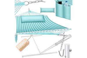 KESSER® Hamac Hill coussin double 2 pers. cadre stable 200 kg int./ext. XXL jardin balcon terrasse