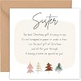 Felbridge Studio Weihnachtskarte Für Vater – Lustig & Sentimental, 14x14 Cm, Handgefertigt In UK, Inkl. Umschlag