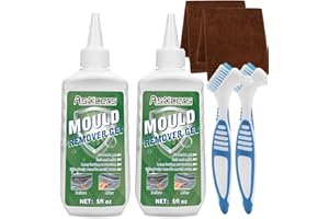 ASTICERS Mould Remover, Household Mould Remover Gel, Mould and Mildew Remover and Cleaner for Black Mould Washing Machine, Kitchen, Bathroom Sink, Tile, Grout, Stains (280ml)