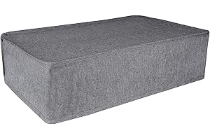 PlayVital Housse Anti-Poussière pour ps5 Console Standard Housse de Protection pour ps5 Digital Edition Anti-Poussière Cover en Nylon pour ps5 Console Horizontal-Gris(Anti-Rayures/étanche)