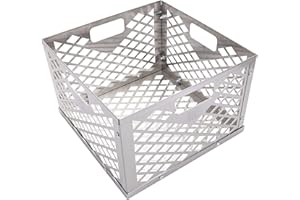 Oklahoma Joe's Panier fumoir Offset en Acier Inoxydable, argenté.