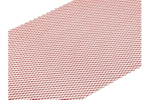 ‎RECAMBO Alu Race mesh Racing Grids Tuning Aluminium Grill 33 x 100 cm red/pink NEW