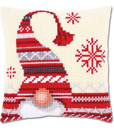 VERVACO Kit Cuscino Punto Croce Gatto Che Dorme Set Ricamo...: Vervaco Paraspifferi: Vervaco Kit Punto CroceCuscini - Vervaco - Kit Punto Croce - Kit - Casa Cenina