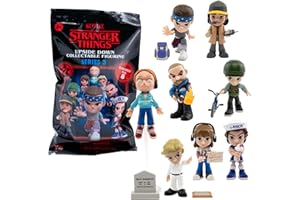 YuMe Stranger Things 2.5" Mini Figure Collectable | Upside Down Series 3 Surprise Blind Bag | Officially Licensed Netflix Merchandise | Toy Gift for Kids, Adults & Fans | Collect All 8 Characters