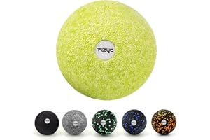 ‎FIZYO Fizyo Piłka do Masażu Powięzi 8 cm - Roller Średniej Twardości do Masażu Kręgosłupa, Pleców, Karku, Stóp - Łagodzenie Bólu, Napięć Mięśniowych, Relaks i Regeneracja - Piłeczka (Limonka, 8 cm)
