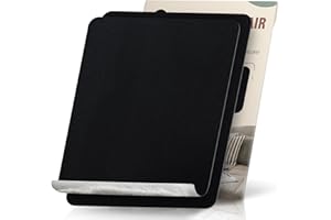 OAZ Patch Tissu Autocollant, 23 x 28 cm 2 pièces Toile Tissu Autocollant, Noir, Toile Imperméable Patch Autocollant pour Canapé Tente Meuble Siège Voiture Chaise Longue