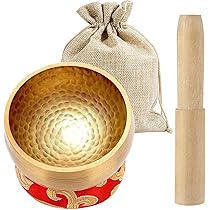 Bacchetta Per Campana Tibetana - Legno Di Pesca E Pelle, 12x2,5 Cm, Per Yoga E Meditazione - Foto 5