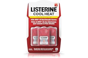 Listerine PocketPaks Breath Strips, Cinnamon, 3 24-Strip Packs by Listerine Pocketpaks