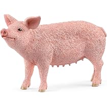 Schleich 17075 Statuetta Pecora - Figura Realistica In Miniatura Per Bambini, Gioco Educativo, Serie Animali Della Fattoria