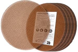 Geogieew Disques de Ponçage Auto-agrippants Ø 225mm - 25 Pièces | Double Couche, Grain 60/80/120/180/320, Maille Abrasifs | Idéal pour Ponceuse de Cloisons Sèches et Ponceuse Murale