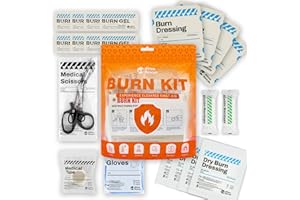 RHINO RESCUE Kit de Protección Contra Quemaduras, Especialmente Diseñado para el Tratamiento de Quemaduras, Escaldaduras y Quemaduras Solares, para el Hogar, Oficina, Camping