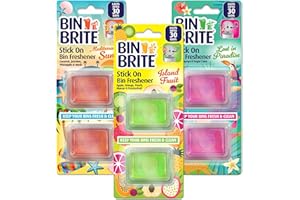 6x Bin Odour Neutraliser Stick On Freshener - Mediterranean Sun – Bundled by Smart Cutie