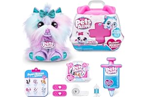 Pets Alive Pet Shop Surprise Series 3 Puppy Rescue von ZURU, Yorkshire, Nurture Play, Auspacken des Kuscheltiers, Interaktives Heilen