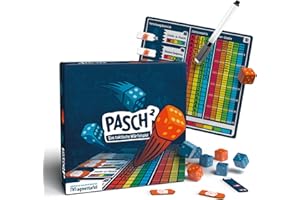Simon und Jan Pasch Hoch 2 – Taktisches Würfelspiel Für Erwachsene & Familien | Strategische Kniffel-Alternative | Spiel Mit Magnettafel | Gesellschaftsspiel 2–5 Spieler
