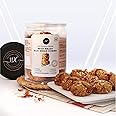 THE DOUGH CORNER Healthy Multi Millet Kaju Badam Cookies | High Protein with Bajra, Jowar, Ragi, and Barley Flours | Jaggery | No Maida, No Sugar, No Palm Oil | Guilt-Free Snack for All Ages-200Gm