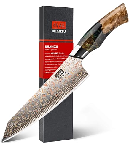 SANMUZUO Santoku Knife, 7