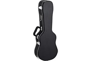 Ortega Guitars Economy Ukulele Hardcase - Tasche für Tenor Ukulele - Höhe 71 cm - Vinyl, Schwarz (OUCSTD-TE)