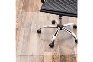 Floordirekt PRO - Sottotappeto per sedie da ufficio - tappetino trasparente per pavimenti duri - tappetino per pavimenti, protezione per pavimenti, tappetino sottotappeto (75 x 120 cm)