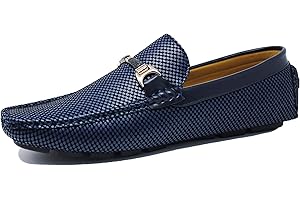 Evoga Mocassini uomo Class eleganti scarpe in ecopelle con fibbia