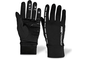 PUMA Workwear Handschuhe Herren Winter - Touchscreen tauglich - Mit rutschfester Haptik - Warme Fleece Winterhandschuhe für Outdoor Sport, Laufen - Arbeitshandschuhe - Geschenke für Männer