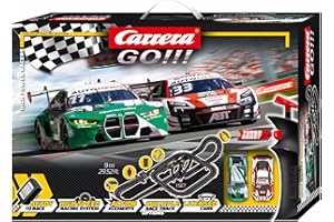 Carrera GO!!! DTM High Power Racers Rennbahnen und lizensierte Slotcars | bis zu 2 Spieler | Für Jungs und Mädchen ab 6 Jahren & Erwachsene