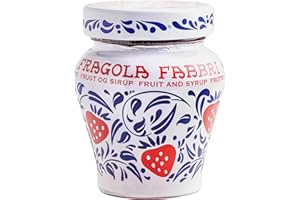 ‎FABBRI FABBRI 1905 - Fragola Strawberries | Italian Strawberries in Syrup | Delicious Topping for Panacotta, Ice Cream, Yogurt, Desserts, Cake or Cheese | Contents: 230g