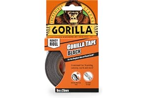 Gorilla Tape Handy Roll Black 9m