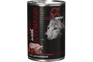 Alpha Spirit Lata Pavo Y Frambuesa) 400 gramos