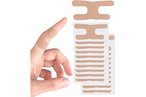 Sonnorel Fingertape,20 Stück Finger Tape Sport Verstellbare Fingerstütze,Fingerbandage für Gebrochene, Verstauchte,Arthritis, Sehnenentzündung und Geschwollene Finger,Hautfarbe