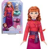 Mattel Disney Karlar &Uuml;lkesi Anna Bebek ve Yavru Kurt Fig&uuml;r&uuml;, yavru kurdun yatağı ve battaniyesi dahil 4 aksesuar, JFG17