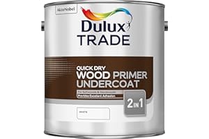 Dulux Trade Quick Dry Wood Primer Undercoat 2.5L, Dulux -(5081949)