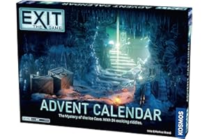 Thames & Kosmos, 693206, EXIT: Advent Calendar, The Mystery of the Ice Cave - 24 Riddles to Solve, 3D Rooms to Explore, Ages 10+