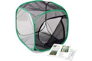 RESTCLOUD Insetto e Farfalla Habitat Cage Terrarium Pop-up 32 x 30 x 30 cm