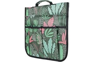Asgens KING SIZE Gardening Tool Pouch Heavy Duty Tote Storage Organizer with Detachable Belt Hip Tool Bag of Garden kneeler for Gardener&Planting Amateur（Bag Only,Not Includes Kneeler）