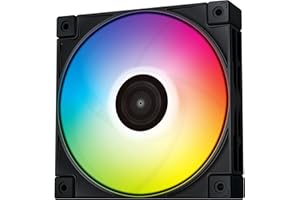 DeepCool FC120, 1 *Ventola da 120 mm ARGB LED PWM, con Funzione Daisy-Chain, Nero.