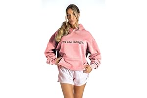 Lang Horn Dear Person Behind Me Hoodie You Are Enough Graphic Sweatshirts for Women Men Unisex Mental Health Awareness Shirt Pullover Top 2025