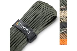 Unaibber Paracord 4mm,Paracord 550 (20/30/40M) Schnüre Seil 7 Kern-Strängen,Nylonseil Paracord aus reißfestem 100% Nylon Paracord hält bis zu 250kg für Survival Camping