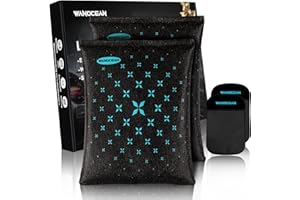 WANOCEAN Deshumidificateur Voiture, 2 * 380g Deshumidificateur d air Voiture de Réutilisable, Silice Gel anti Déshumidificateur, Tapis Antidérapant, anti Humidité dans Stockage, Coffres-forts, Vitres