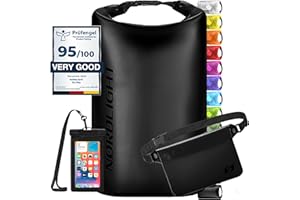 Nordlight Dry Bag e borse impermeabili - zaini impermeabili da 2l, 5l, 10l, 15, 20l, 30l, ccon chiusura a rotolo e tracolla con custodia impermeabile per cellulare e marsupio