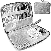 HCFGS Organizer Cavi, Borsa da Viaggio Custodia Cavi Resistente All'acqua Borsa da Piccoli con Braccialetto Pochette Antiurto