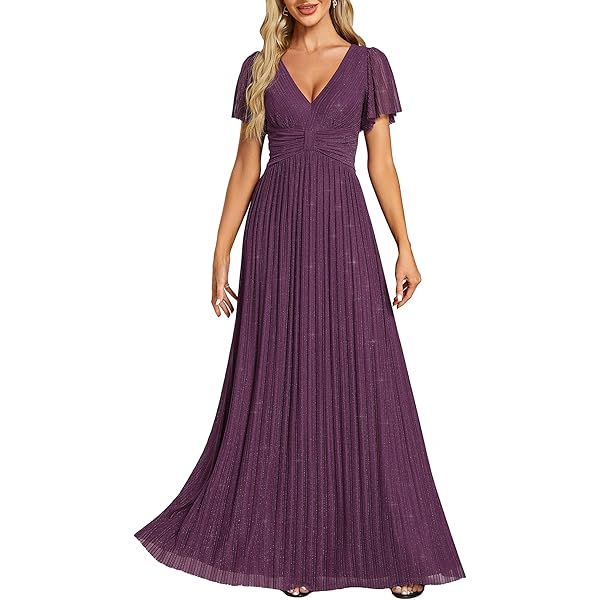 Maya Deluxe Damesjurk voor bruiloftsgast, grote maten, Empire hoge taille, pailletten, korte mouwen, avondbruidsmeisje, Woestijnroos, 54 Maya Deluxe Damesjurk voor bruiloftsgast, grote maten, Empire hoge taille, pailletten, korte mouwen, avondbruidsmeisje, Woestijnroos, 54